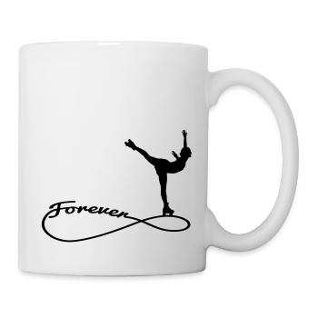 forever rollkunst1 - Tasse - Weiß - Rechts