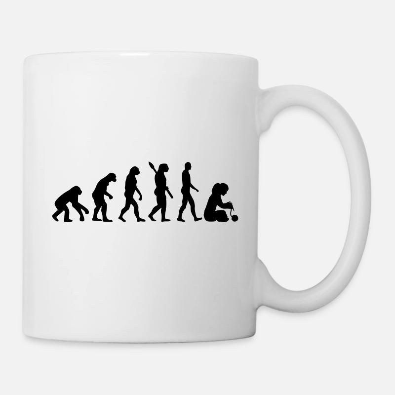 Stricken - Tasse - Weiß