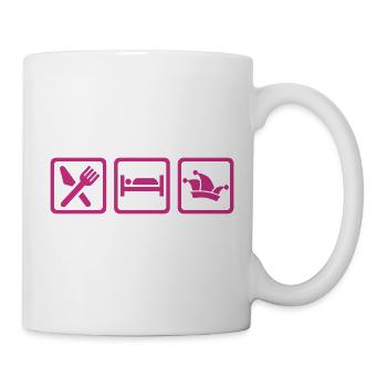 Eat Sleep Carnival - Mug blanc - blanc - Droite