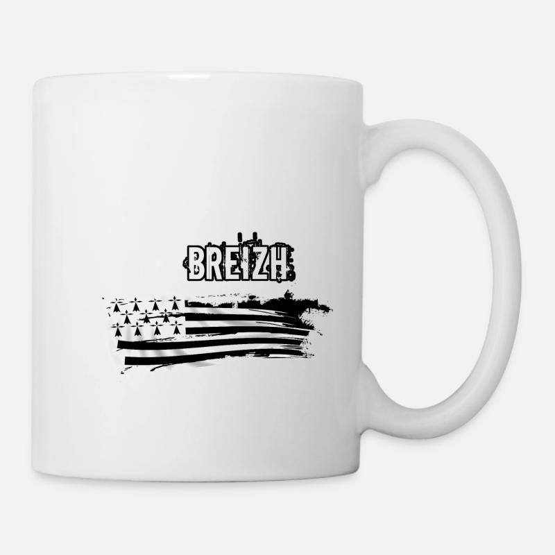 Bretagne - Breizh 20 - Mug blanc - blanc