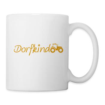 Dorfkind und darauf bin ich stolz - Tasse - Weiß - Rechts