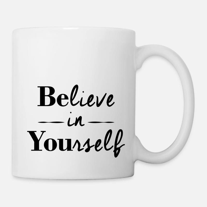 BElieve in YOUrself - Mug blanc - blanc