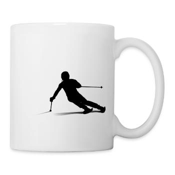 Skier 3 - Tasse - Weiß - Rechts