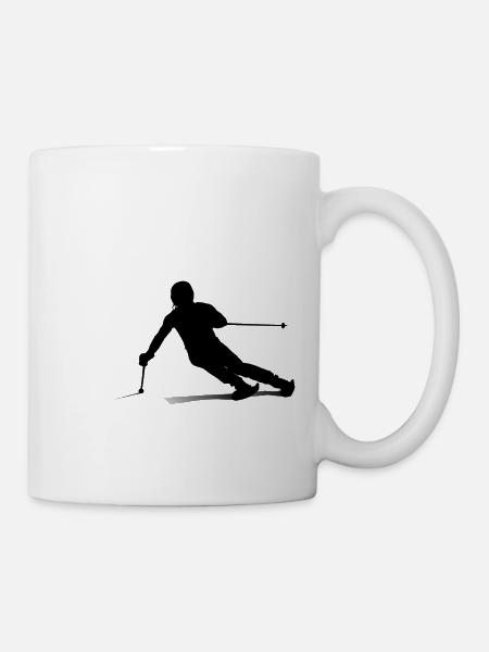Skier 3 - Mug - white