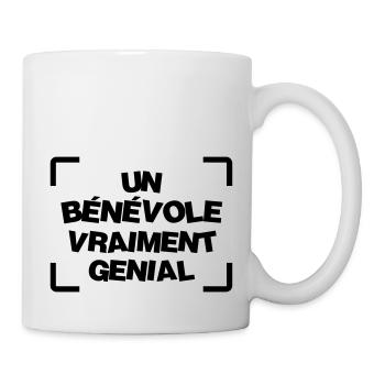 Bénévolat / Bénévole / Solidaire / Humanitaire - Mug blanc - blanc - Droite
