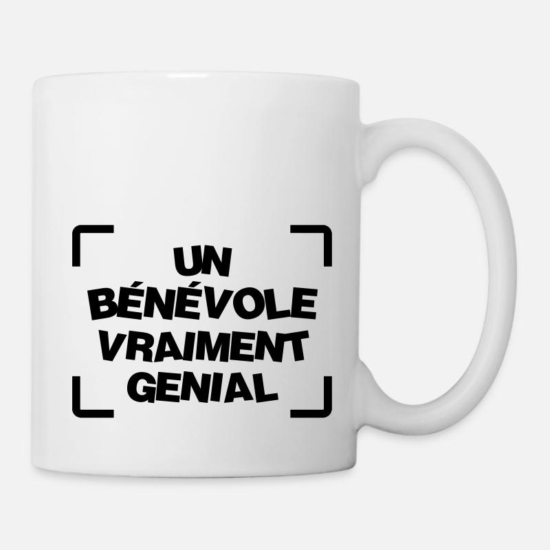 Bénévolat / Bénévole / Solidaire / Humanitaire - Mug blanc - blanc