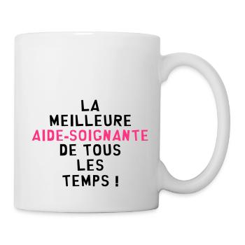 Aide Soignante / Aide Soignant / Hôpital / Médecin - Mug blanc - blanc - Droite