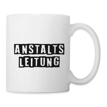Anstaltsleitung - Tasse - Weiß - Rechts