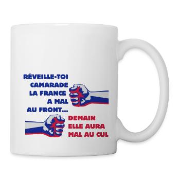 FRANCE FRONT NATIONAL DEMOCRATIE - Mug blanc - blanc - Droite