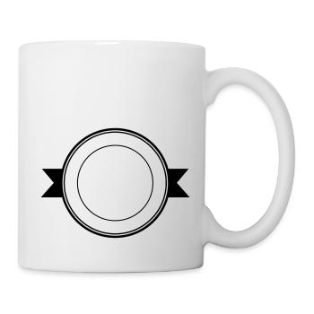 Badge Abzeichen Divisa - Form - Customize it ! - Mug - white - Right
