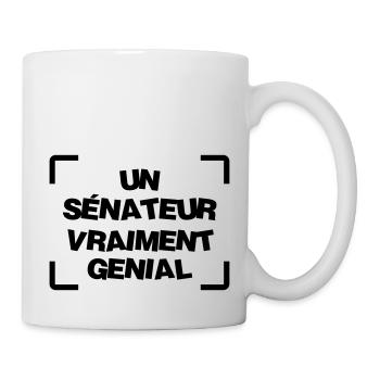 Sénateur / Sénat / Parlement / Politique Sénatrice - Mug blanc - blanc - Droite