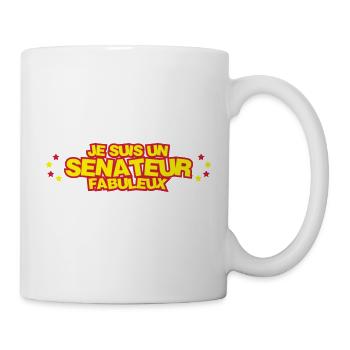Sénateur / Sénat / Parlement / Politique Sénatrice - Mug blanc - blanc - Droite