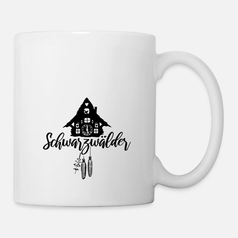 Schwarzwälder - Tasse - Weiß