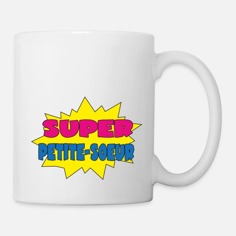 Super petite-soeur - Tasse - Weiß