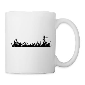 Fans Pokal - Tasse - Weiß - Rechts