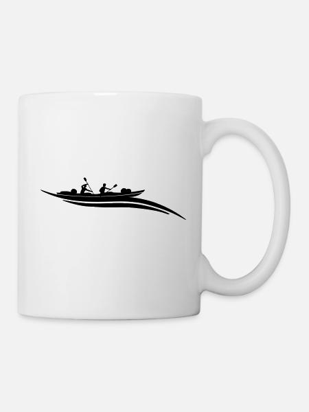 Kanu Welle - Tasse - Weiß