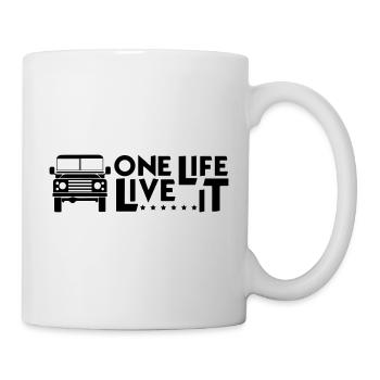 One Life Live it - Mug - white - Right