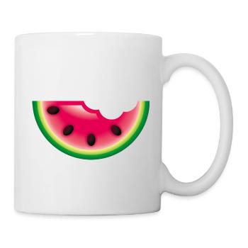Smiley Watermelon - Mug blanc - blanc - Droite