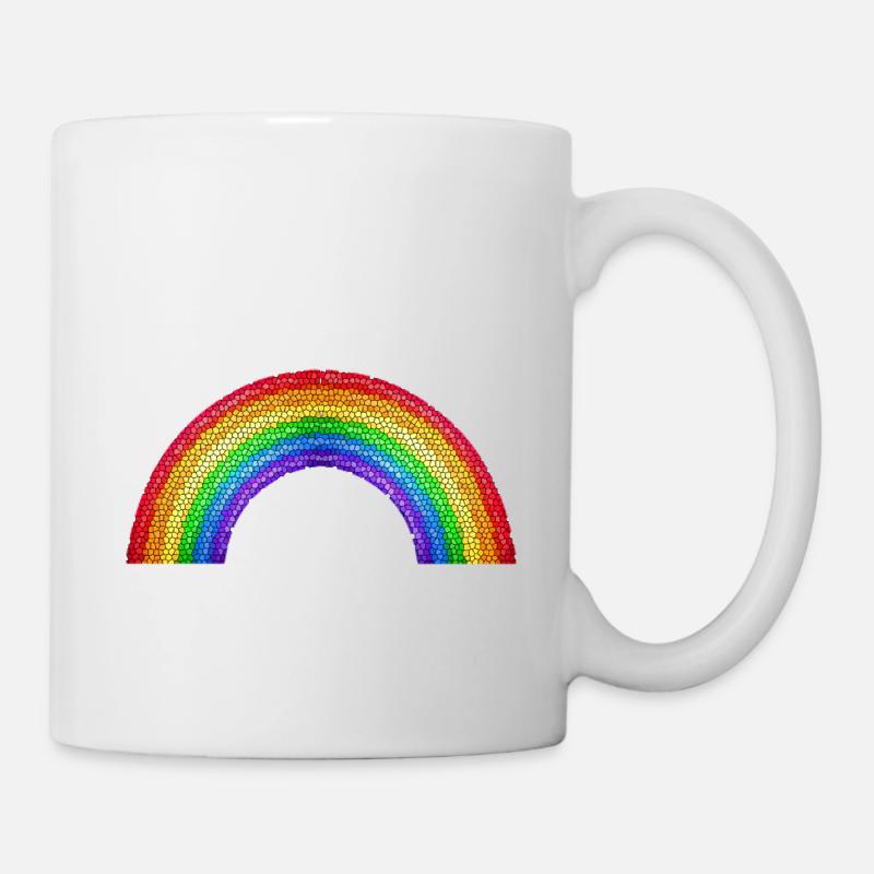 rainbow - Mug - white