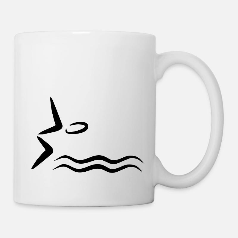 swim - Mug - white