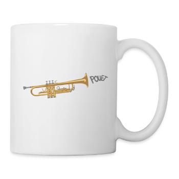 La trompette qui fait pouet - Mug blanc - blanc - Droite