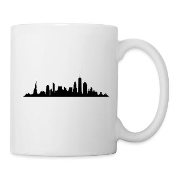 Skyline New York - Tasse - Weiß - Rechts