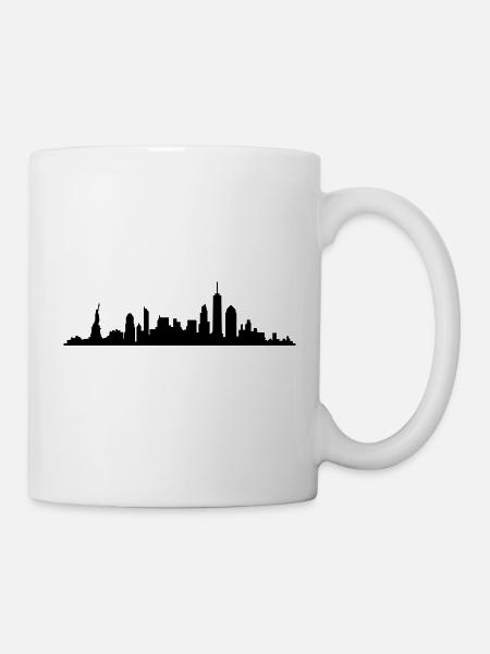 Skyline New York - Tasse - Weiß