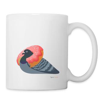 Dove Loves Donuts - But Only as Jewelry - Mug - white - Right