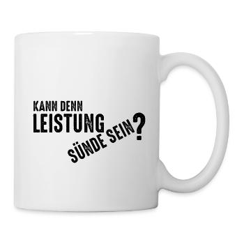 Tuning - Kann den Leistung Sünde sein? - Tasse - Weiß - Rechts
