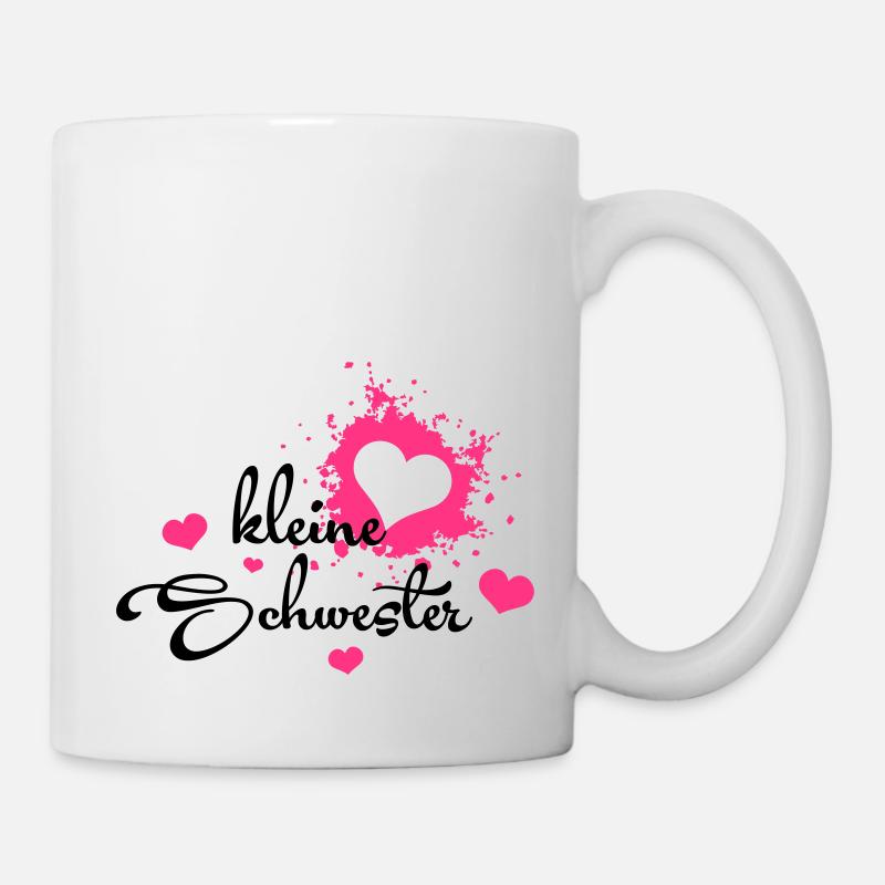 Kleine Schwester - Bestes Geburtstagsgeschenk - Tasse - Weiß