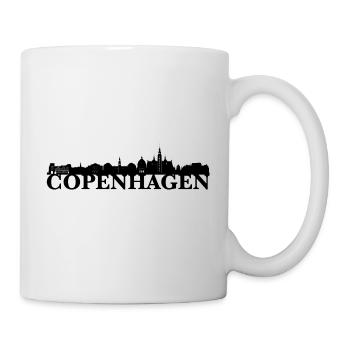Copenhagen Dänemark Skyline Geschenk Idee - Tasse - Weiß - Rechts