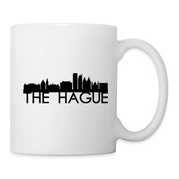 The Hague Netherlands skyline gift idea - Mug - white - Right