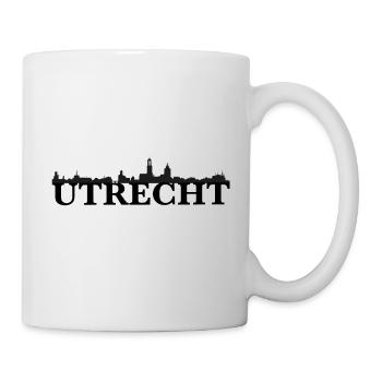 Idée cadeau skyline Utrecht Pays-Bas - Mug blanc - blanc - Droite