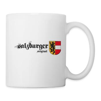 Original Salzburger Wappen Geschenk Salzburg - Tasse - Weiß - Rechts