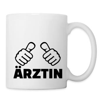 Ärztin - Tasse - Weiß - Rechts