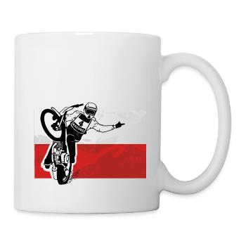 Speedway - Poland Flag - Tasse - Weiß - Rechts