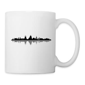 Skyline - Erfurt - Tasse - Weiß - Rechts