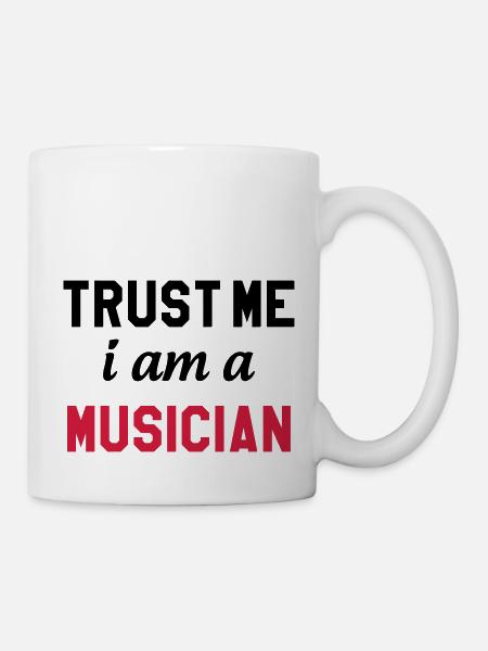Musik / Musiker / Music / Musician - Tasse - Weiß