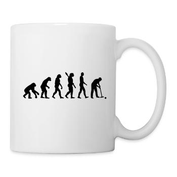 Evolution croquet - Mug - white - Right