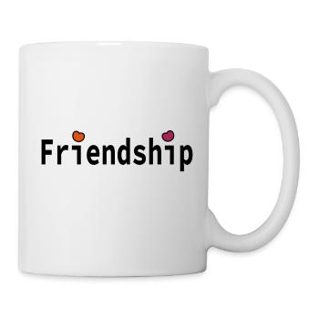 Friendship Freundschaft Freunde Freundin Freund - Tasse - Weiß - Rechts