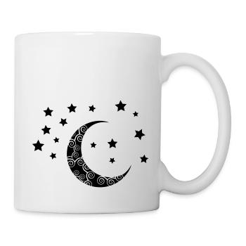 mond_sterne_001 - Mug blanc - blanc - Droite