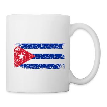 Cuba Flag Vintage Caribbean Travel Cuban Che - Mug - white - Right