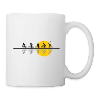 Sport - Fahrrad - Tasse - Weiß - Rechts