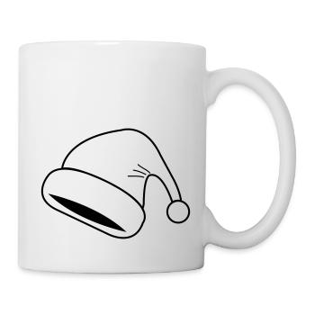 weihnachtsmuetze_001 - Mug blanc - blanc - Droite