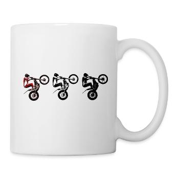 motocross - Mug blanc - blanc - Droite