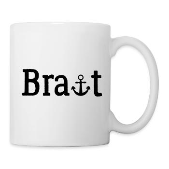 Tenue de mariée | Maritime avec ancre | Enterrement de vie de jeune fille - Mug blanc - blanc - Droite