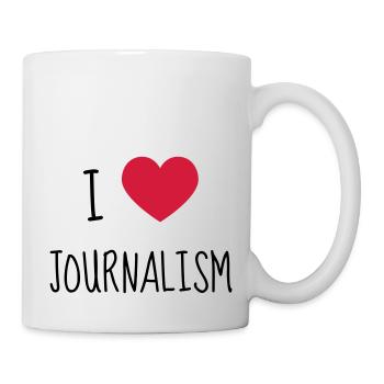 Journalist Journalism Journalismus Journaliste - Mug - white - Right