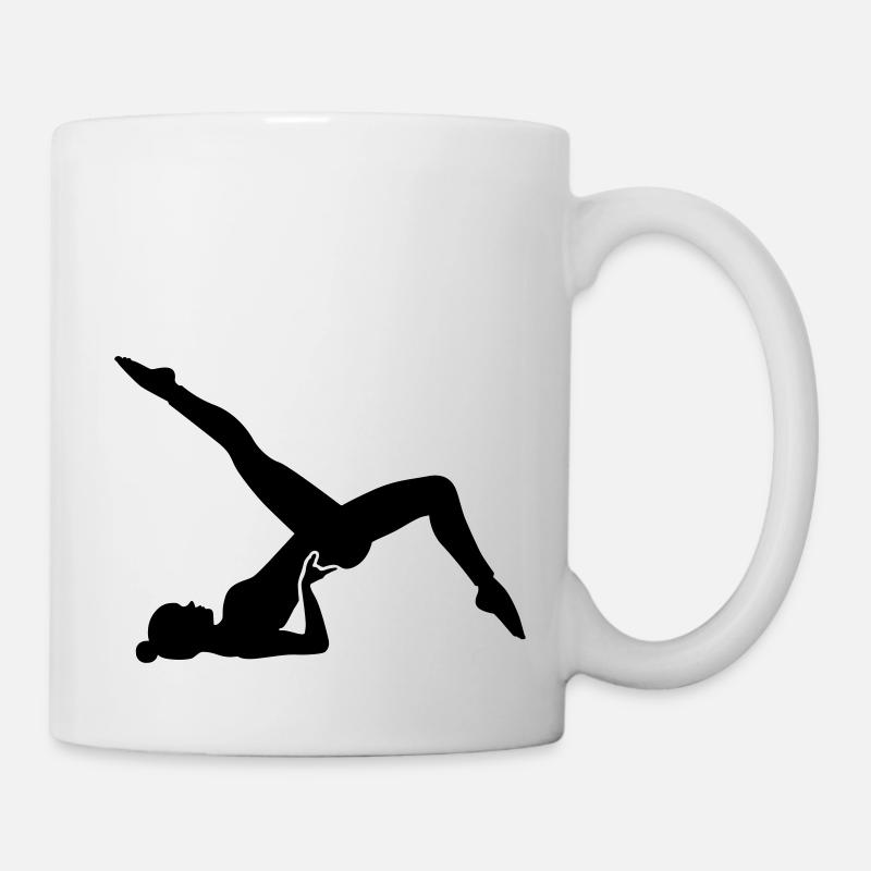 pilates - Tasse - Weiß