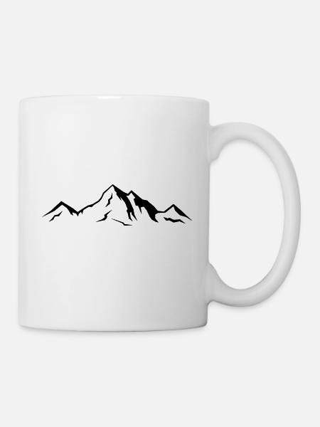 berge_01 - Mug blanc - blanc