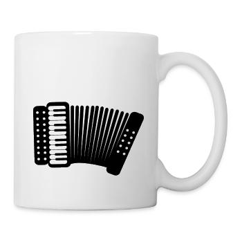 Akkordeon - Tasse - Weiß - Rechts